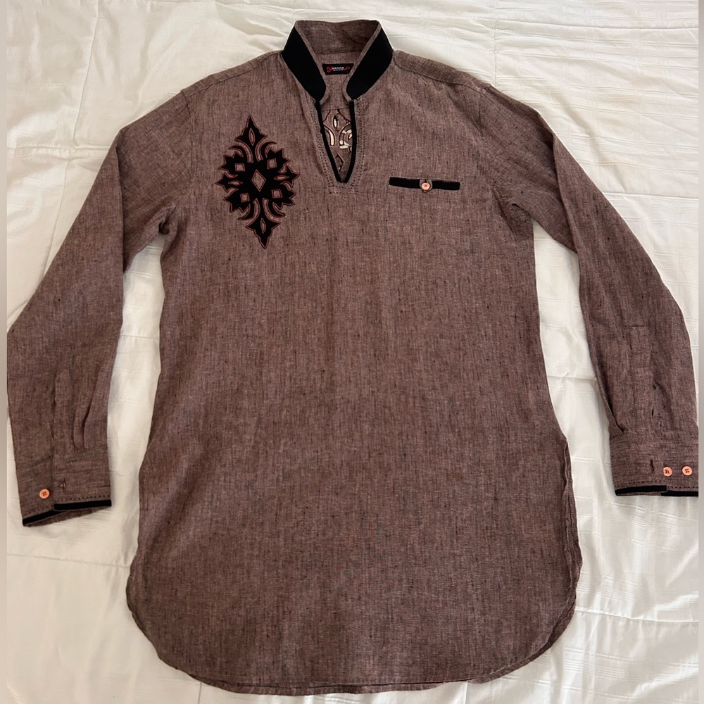 Custom design men’s linen shirt